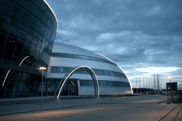 Exhibition Congress Centre Rzeszow, rooftop illumination